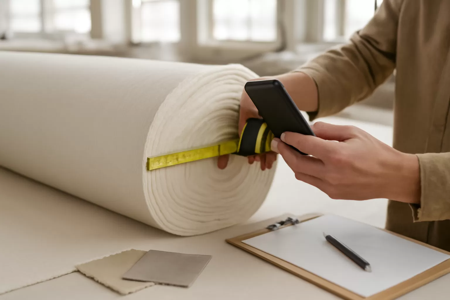 Qué revisar antes de comprar un rollo de tela